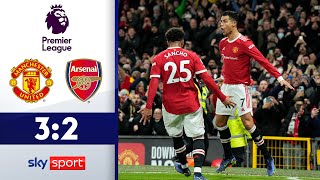 Ronaldo glnzt mit Doppelpack  Manchester United   FC Arsenal 32 Highlights   Premier League 2021