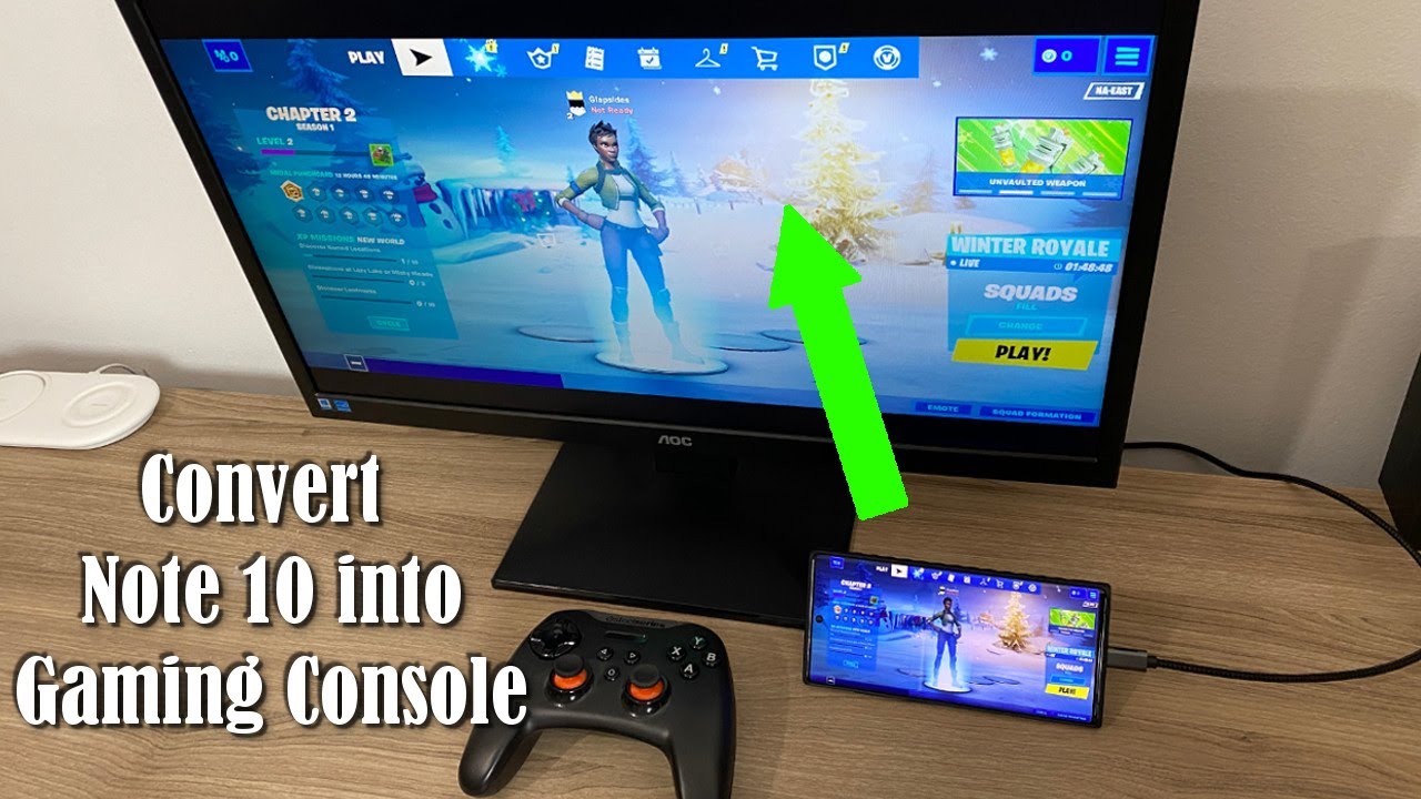 Transform Your Galaxy Note 10 Plus into a Gaming PC to Play FORTNITE (And Other Games)
