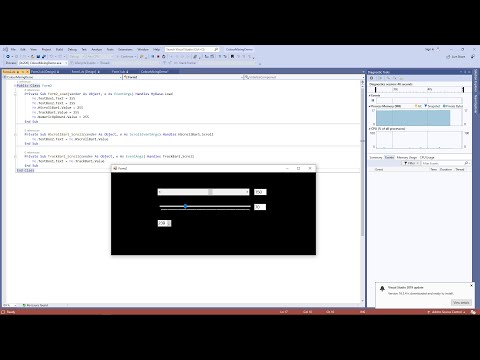 RGB Colour Mixer 1 The Finished VB NET Application