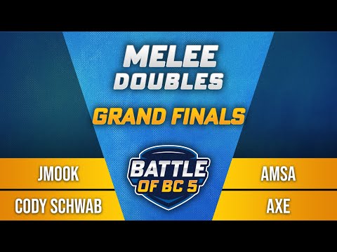 Jmook / Cody Schwab vs aMSa / Axe - Melee Doubles Grand Finals - Battle of BC 5