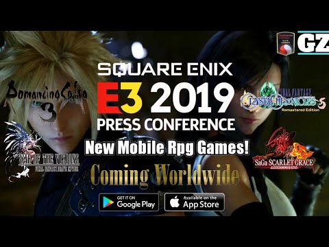 New Mobile JRPG Games! - SQUARE ENIX E3 2019 - Gameplay Trailers
