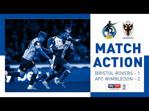 Match Action: Bristol Rovers 1-2 AFC Wimbledon