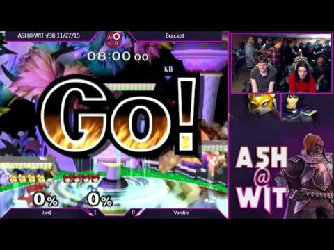 Jon$ (Fox) vs Vandire (Marth) - ASH@WIT #38 Melee Bracket