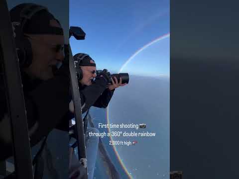 ROUND RAINBOW spotted in Hawaii