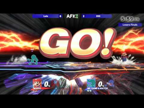 AFKgg 24 - DSS (GnW & Diddy kong) vs Luis (Mario) - Losers Finals