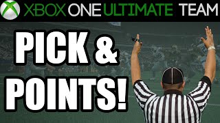 Madden 15 Ultimate Team Gameplay - PICK AND POINTS | MUT 15 Xbox One Gameplay