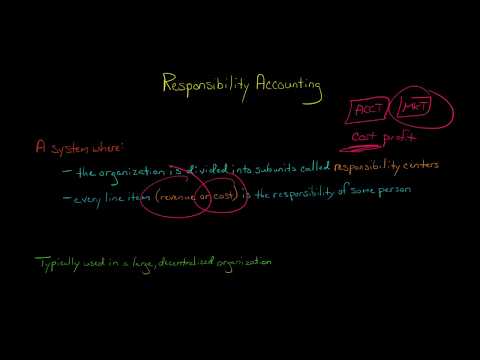 Responsibility Accounting
