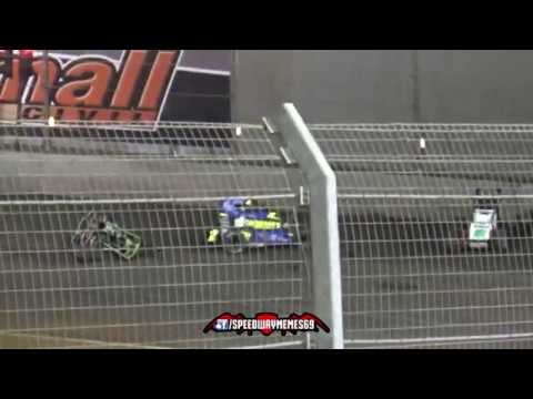 Speedcar/Midget Heat 1 Crash
