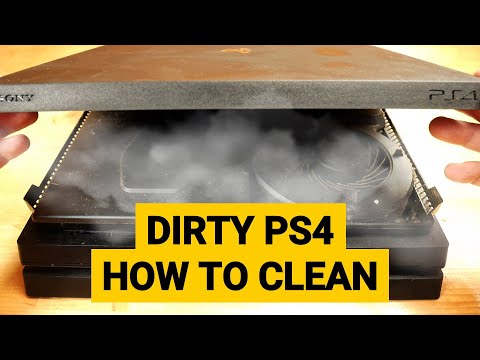 How to Clean PS4 Pro - PlayStation 4 Pro Teardown & Cleaning
