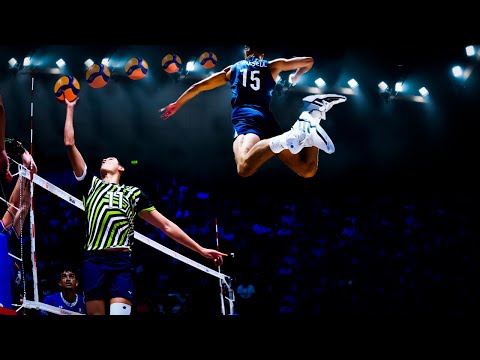 Волейбол Incredible Spikes by Kyle Russell | Best of the VNL 2022 (HD)