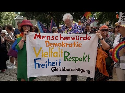 Video Thumbnail: Bautzen Pride goes ahead under police guard after threats