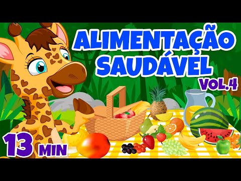 Alimentação Saudável Vol. 4 - Giramille 13 min | Desenho Animado Musical