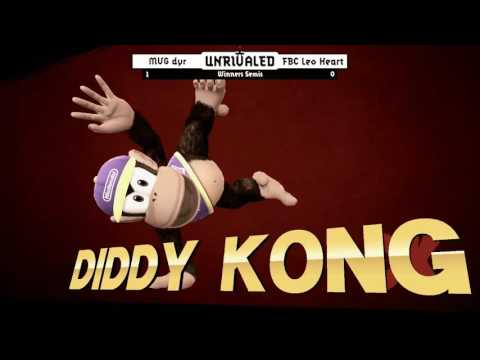 Unrivaled 3 WiiU - MVG dyr (Diddy Kong) vs FBC LeoHeart (Fox) - Winners Semis