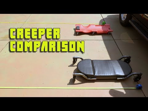 Creeper Comparison - Traxion 1-100 ProGear vs Harbor Freight