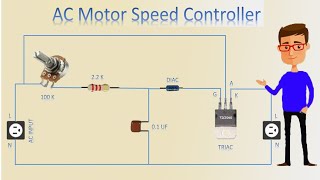 AC Motor Speed Controller | Motor Speed Control | Motor
