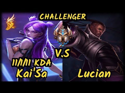 Luger (KAI'SA) vs LUCIAN - 11/1/11 KDA BOTTOM ADC CHALLENGER GAMEPLAY - EUW