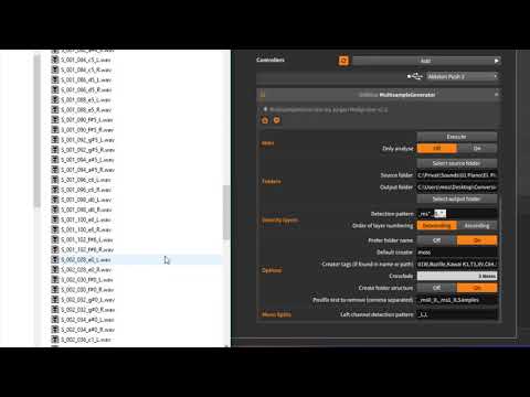 MultisampleGenerator V2 for Bitwig Studio