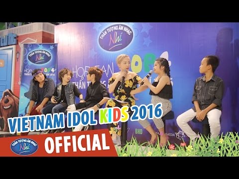 VIETNAM IDOL KIDS 2016 - TOP 5 GIAO LƯU VỚI FAN HÂM MỘ