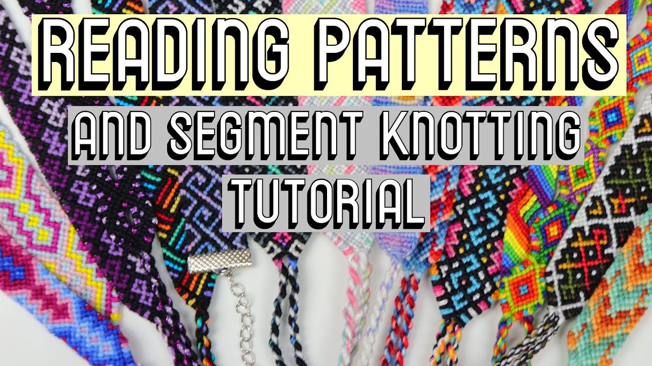NORMAL PATTERNS & SEGMENT KNOTTING BRACELET TUTORIAL  [CC] || Beginner Friendly