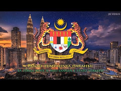 Inno Nazionale della Malesia (MS/IT testo) - Anthem of Malaysia (Italian)