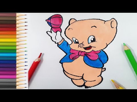 Como desenhar o Gaguinho  Looney Tunes