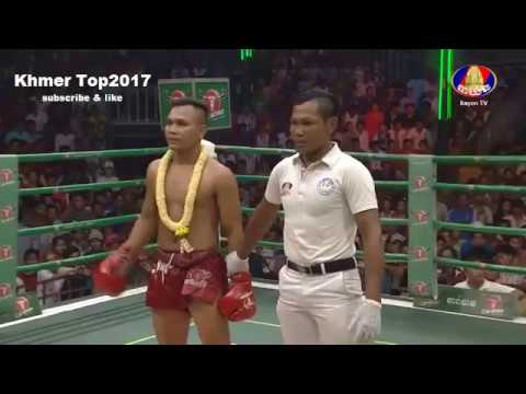 khmer boxing  Roeurng Sophorn VS​​​​ Wirawat ( Thai )  On Bayon Tv 04-06-2017