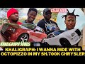 KHALIGRAPH REVEALS HE WANNA RIDE WITH OCTOPIZZO IN HIS CHEAPEST RIDE; A SH.700K CHRYSLER- CELEB RIDE