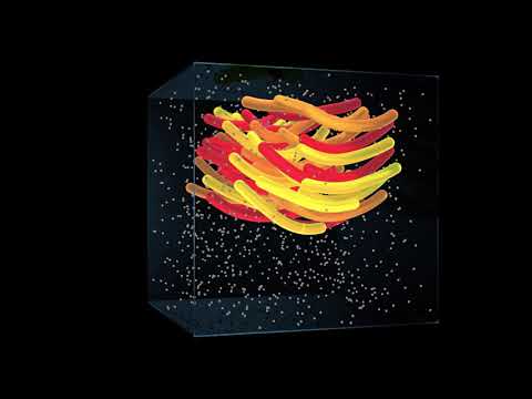 Settling down: simulations of soft immersed rods with the reference map technique