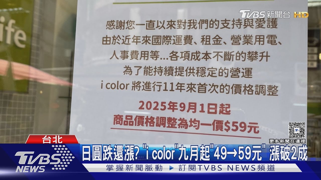 日均一價i color漲至59元　專家：恐失性價比