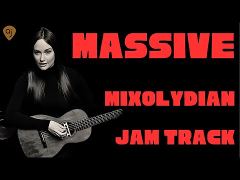 Massive Mixolydian Jam Rock | Guitar Backing Track in G