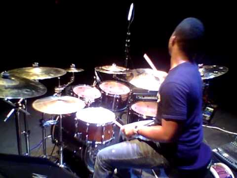 Aaron Stix Smith at Drum Clinic In Michigan.