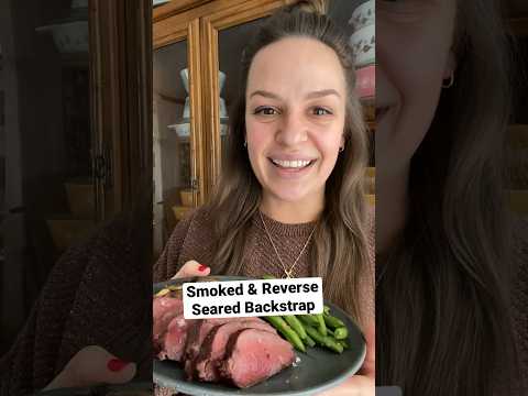 Smoked & Reverse Seared Venison Backstrap #venison #wildgamerecipe #smokedmeat