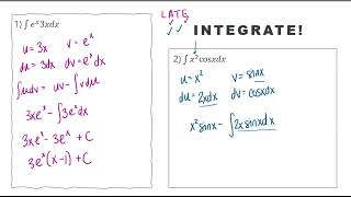 Integration by Parts