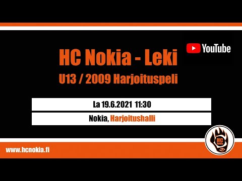 HC Nokia - Leki (harjoituspeli)