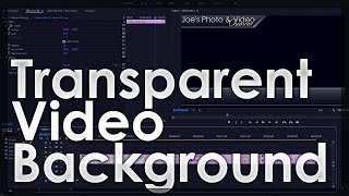 How To Export A Video With A Transparent Background - Premiere Pro CC Tutorial