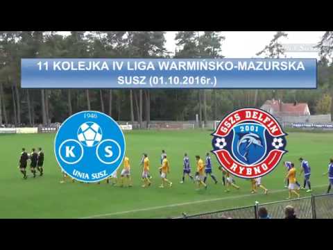 11 kolejka (01.10.2016r.) Amex-Bączek Unia Susz - Delfin Rybno