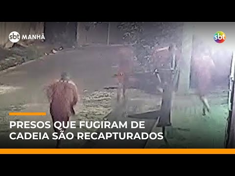 Polícia recaptura quatro detentos que fugiram de penitenciária em Formiga (MG) | #SBTManhã