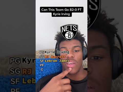 CAN THIS TEAM GO 82-0⁉️ FT Kyrie Irving 🤔 #shorts #nba