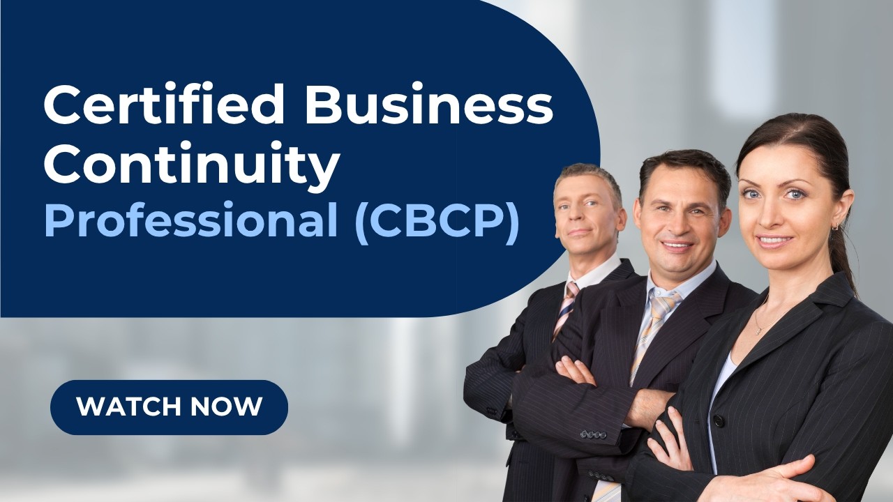 Certified Business Continuity Professional CBCP