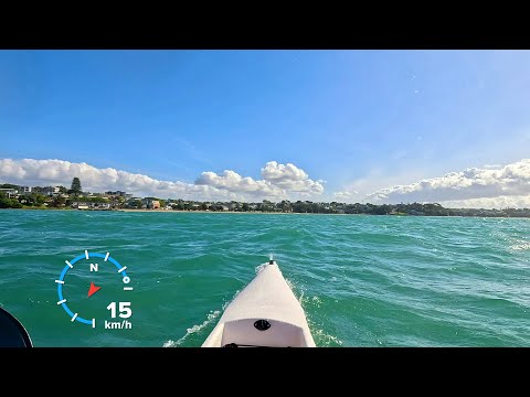 Beautiful glide! NK Breeze surfski