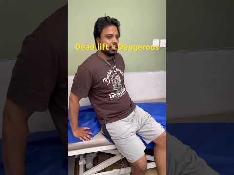 Dead lift is dangerous exercise for spine