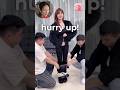 Asian Woman Takeoff 10 Pants So She Can Go To Bathroom
