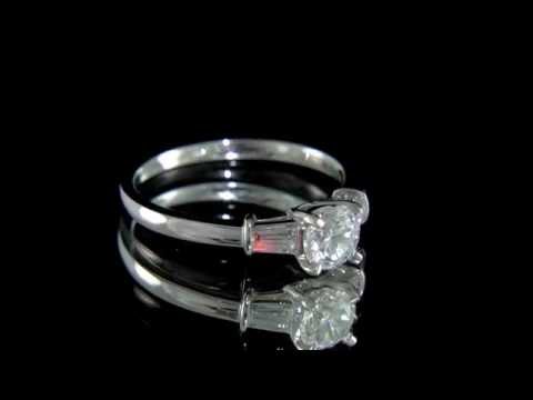 TR1015 Three Stone Engagement Ring