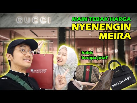 BELIIN SEMUA YANG MEIRA TEBAK HARGANYA! Part 2 **mas kawin?**