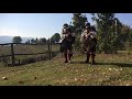 O’Sullivan’s March & An Sean Duine on Pipes and Drums, Jacobite bagpipe music, Rob Roy & Chieftains