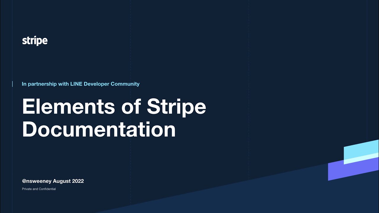 Elements of Stripe Documentation
