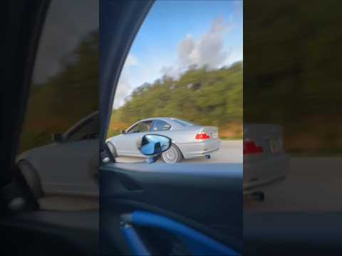 TURBO BMW E46 SURPRISES SUPERCARS #bmw #e46 #turbo #ferrari #hellcat #mclaren #supercars #rally #m3