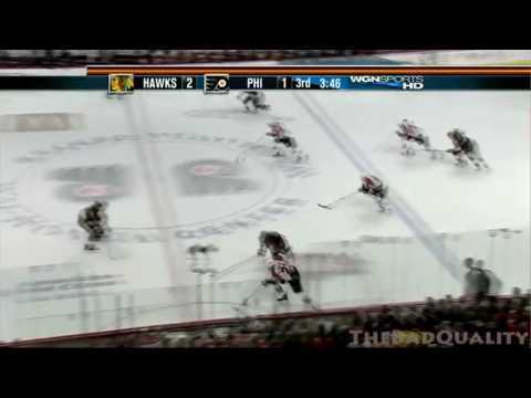 An example of Hossa's two-way play