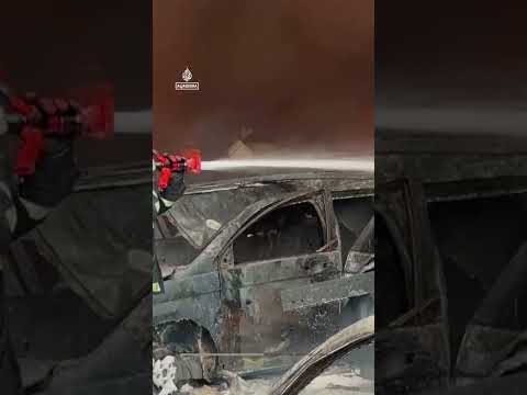 Scenes of chaos, destruction as Israel bombards Lebanon | AJ #shorts