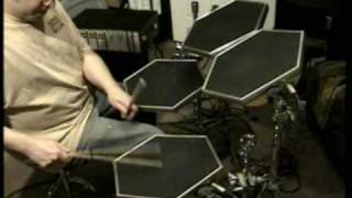Video thumbnail for Simmons SDSV Analogue electronic drum set demo SDS5 # 1 by Ritchie DeCarlo